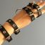 CH-1071 ОДНОСЛОЙНЫЕ НАРУЧНИКИ ИЗ ДВУХ РЕМЕШКОВ CRAZY HANDMADE