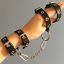 CH-1072 ОДНОСЛОЙНЫЕ ОКОВЫ ИЗ ДВУХ РЕМЕШКОВ CRAZY HANDMADE